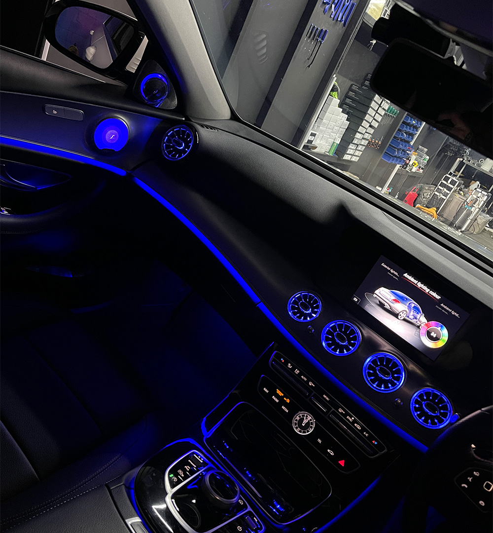 Ambient Light For Mercedes E Class - R28 Custom Garage