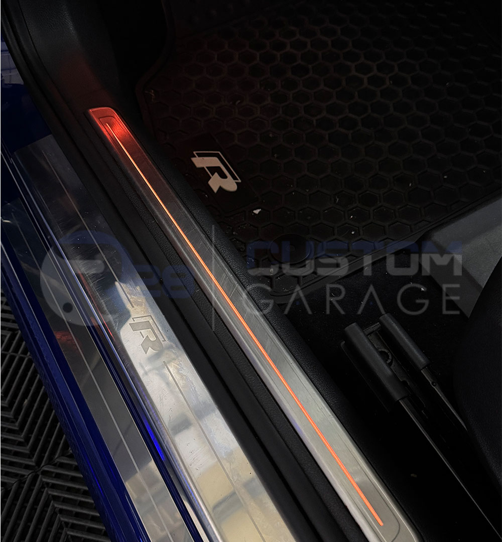 Volkswagen Golf 7, 7.5 (2014-2022) front and rear footwell lights
