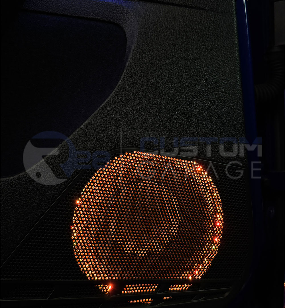 Volkswagen Golf 7, 7.5 (2014-2022) cup-holder ambient lighting