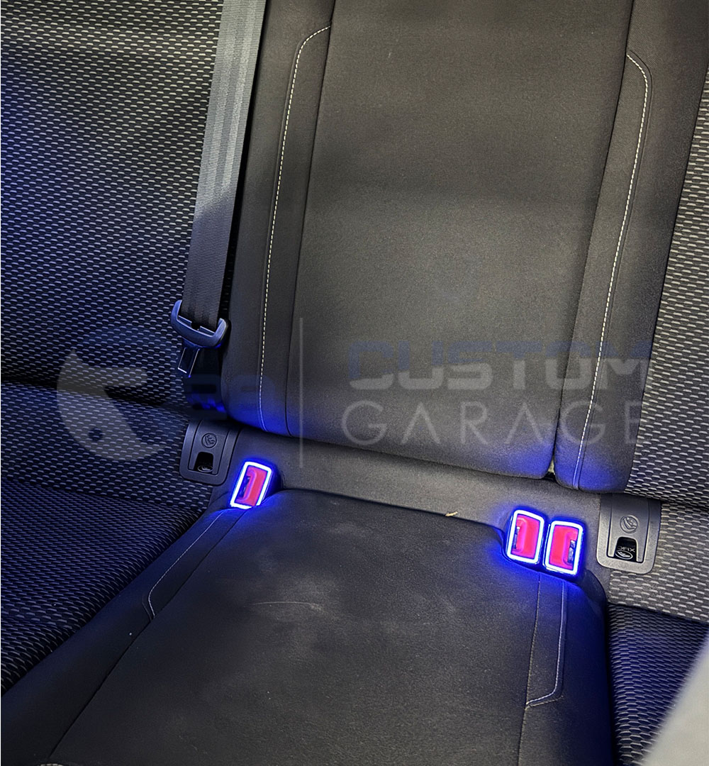Volkswagen Golf 7, 7.5 (2014-2022) dashboard and console ambient lighting