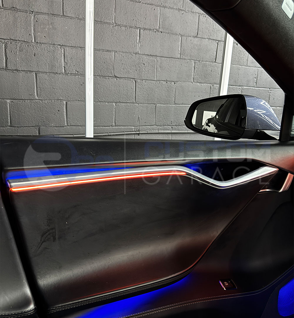 TESLA model S (2014-2024) dashboard and console ambient lighting