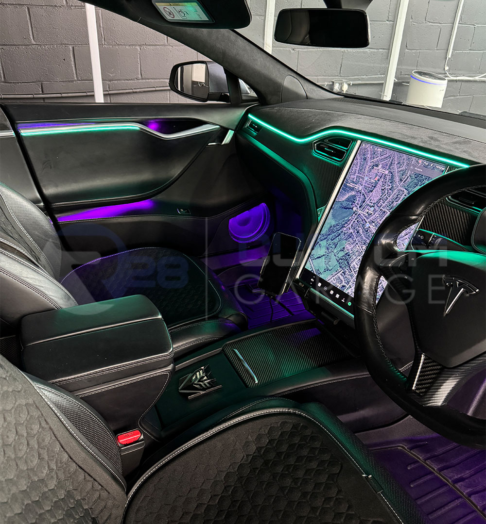 TESLA model S (2014-2024) door ambient lighting