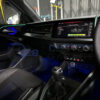 Premium illuminated door panels for Audi A1 (2019-2024), seamlessly integrated with OEM standards.