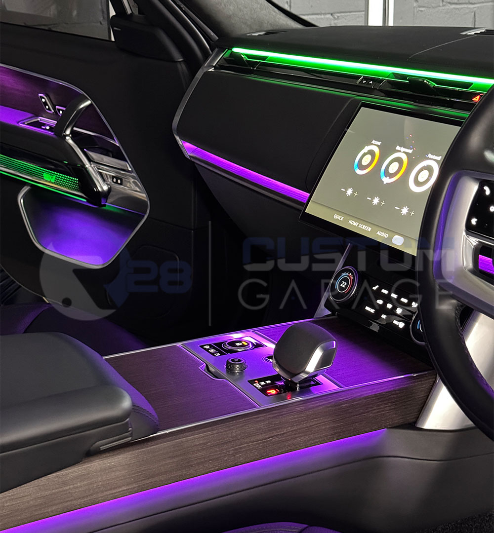 Range Rover (2022-2025) dashboard and console ambient lighting